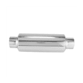 thumbnail image 2 of 2PCS Car Exhaust Muffler 2.5 Inch Inlet Stainless Steel Universal Resonator 12 Inch Long Performance Muffler, 2 of 7
