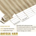 thumbnail image 3 of Extensiones de cabello Anrosa Tape en cabello humano real de 45 cm, 3 of 6