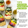 thumbnail image 2 of Mason Jar Lids, Regular Split-Type Canning Lids, Sliver Canning Jars Caps 24-Count, 2 of 4