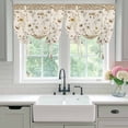 thumbnail image 4 of Vintage Spring Floral Tie Up Curtains for Windows, Adjustable Balloon Window Shades, Farmhouse Botanical Rustic Kitchen Window Treatments Adjustable Roll Up Curtain for Basement/Nursery 52"x45", 4 of 8