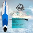 thumbnail image 4 of 11FT Inflatable Stand up Paddle Board Ultra-Thick Durable PVC w/Premium SUP Accessories & Carry Bag |upgraded paddle boards w/ 3 Fish Fin for Paddling |Up to 350LB, 4 of 6