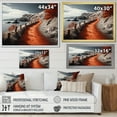 thumbnail image 4 of Designart "Path Along the Coast II" Landscapes Floater Framed Canvas Art Print, 4 of 7