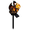 1PC CC1, variant on Gothic Garden Resin Dragon Statue Ground Stake, Solar Garden Figurine Light with Golden Glow, Medieval Gargoyle Outdoor Decor for Pathway (2PC)