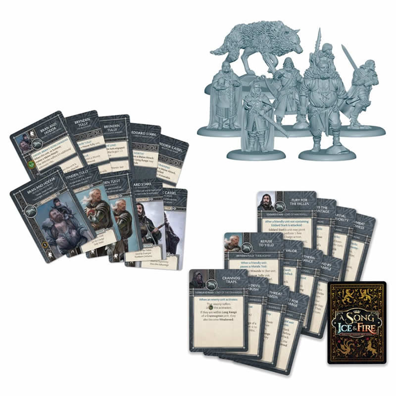 A Song of Ice & Fire: Tabletop Miniatures Game Stark Heroes 1 Box, by CMON - image 2 of 5