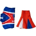 thumbnail image 6 of Cheerleader Cloth Set: Women's Halloween Party Outfit & Stage Performance Uniform, 6 of 7