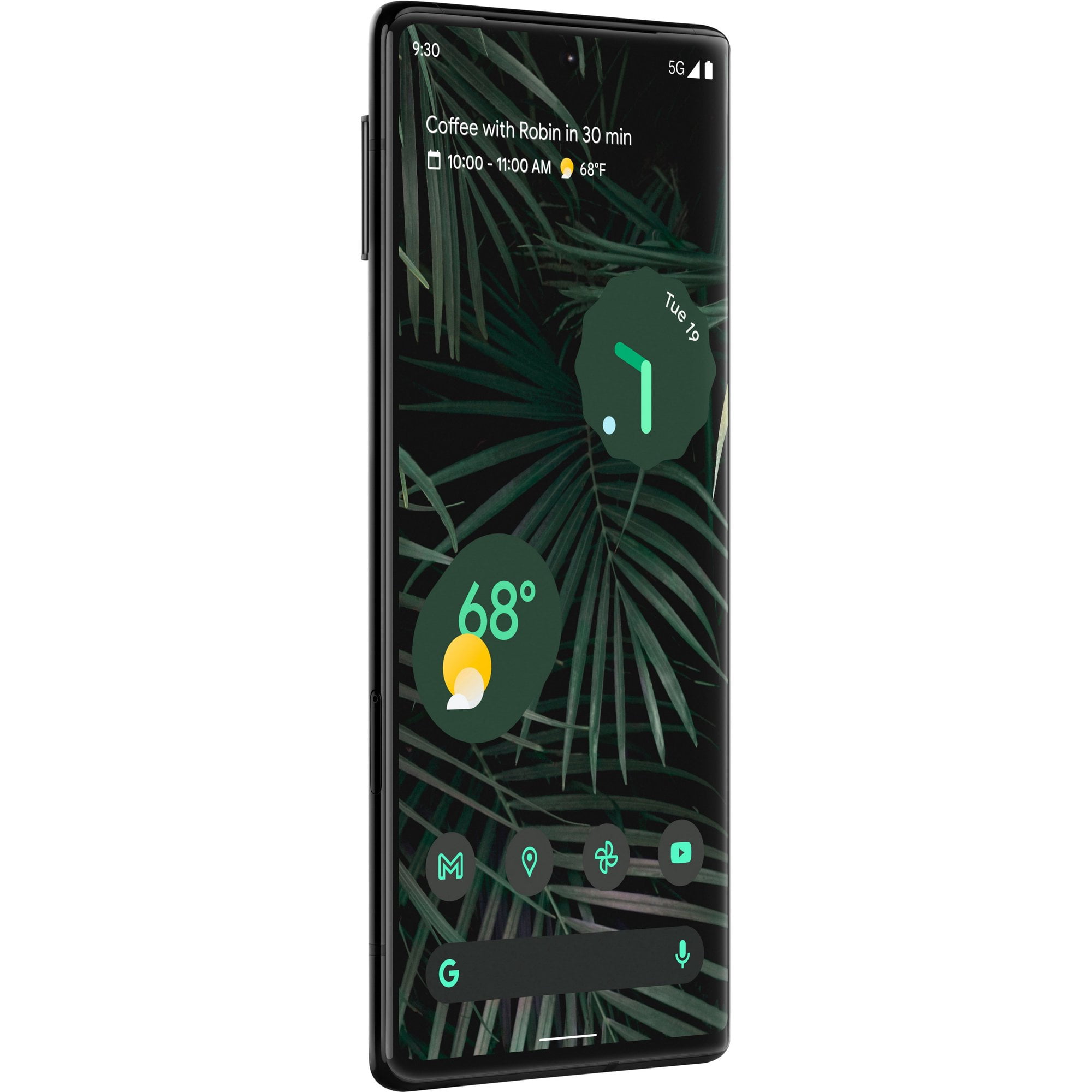 Restored Google Pixel 6 Pro 128GB Fully Unlocked Phone Stormy Black (Refurbished)