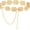Belt Fashion-2.5, variant on Metal Link Chain Belt for Women Waist Chains Chunky Thick Chain Belt for Dresses Jeans