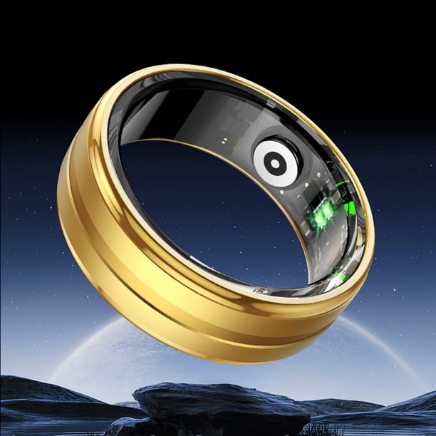 BT Smart Ring Seguimiento del sueño Smart Ring 5-7 días de duración de la batería para mujeres y hombres