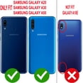 thumbnail image 2 of Galaxy A30 Case, With [Tempered Glass Screen Protector Included], STARSHOP Full Cover Heavy Duty Dual Layers Phone Cover with Kickstand and Locking Belt Clip-Blue, 2 of 6