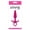 Pink, variant on Inya Prince Silicone Anal Plug, Small, Pink