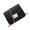 thumbnail image 3 of Bolso cuadrado de mujer Cuero de PU Bolso de mano para mujer Cadena Bolso de un solo hombro para mujer Negro Noticed AP1593-00B, 3 of 7