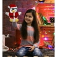 thumbnail image 5 of DolliBu Santa Penguin Stuffed Animal Plush Hand Puppet - Super Soft Wild Animal Dress Up with Red Santa Claus Outfit, Cute Holiday Christmas Gift - 8.5 Inches, 5 of 6