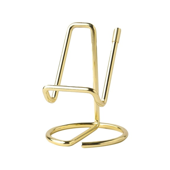 Cell Phone Stand, Phone Stand for Desk, Office Portable Cute Cell Phone Holder, Compatible, Tablet 4-6.5'' Desk Accessories (Gold)