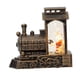 thumbnail image 1 of bola de nieve linterna tren decoración del hogar para centro de mesa esposa Bronce Gloria tren linterna, 1 of 9