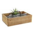 thumbnail image 5 of Organizador de Madera con 6 Compartimentos y Divisores Metálicos Cheungs Marrón, 5 of 5