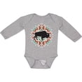 thumbnail image 3 of Inktastic Buffalo Cute Western Pattern Boys or Girls Long Sleeve Baby Bodysuit, 3 of 5