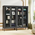 thumbnail image 6 of COFaR Metal Storage Cabinet, 72'' H Kitchen Storage with Adjustable Shelf, for Pantry, Kitchen, Living Room, Dining Room (Black, 72"), 6 of 15