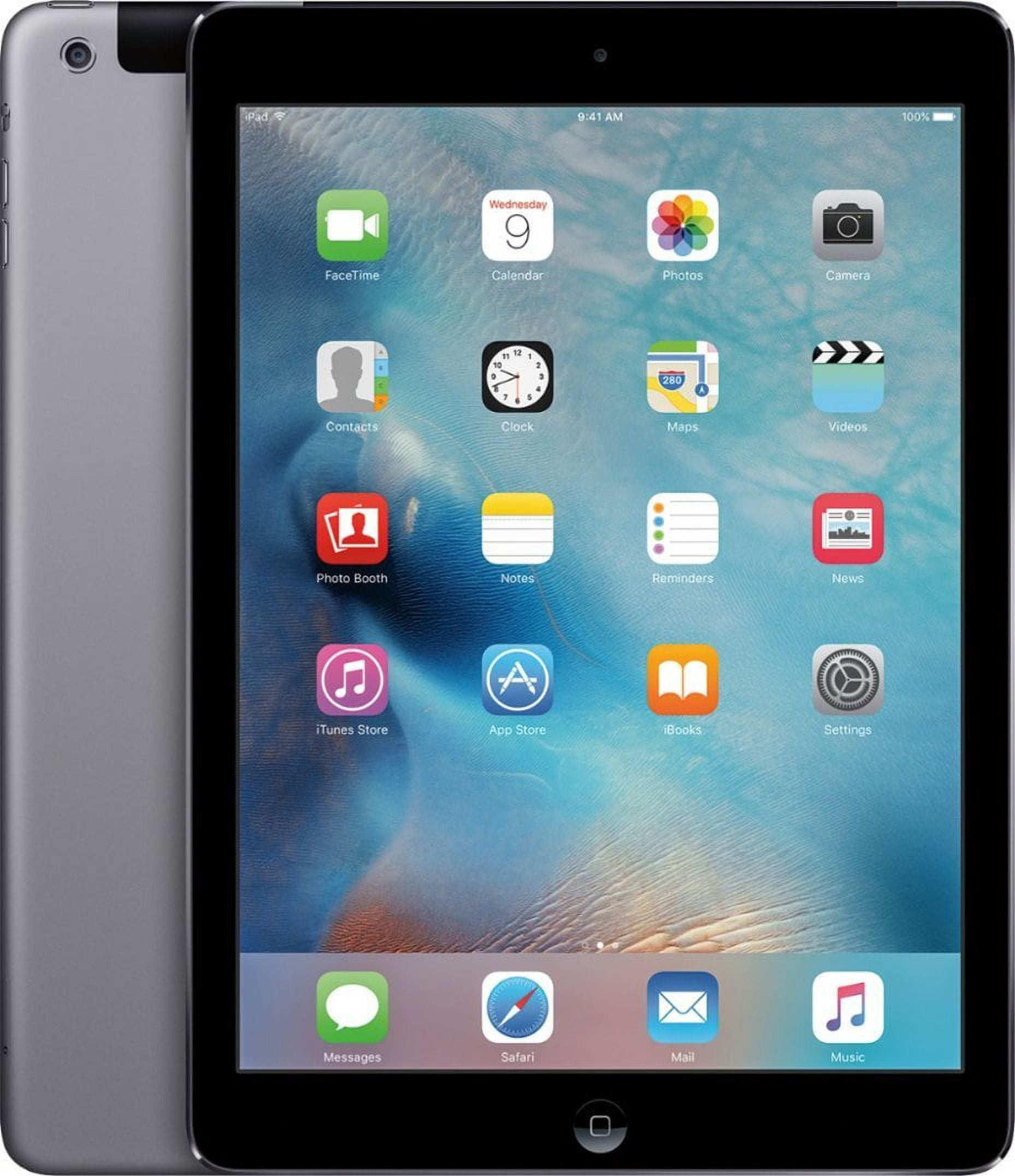 Apple, MD785LL/A, iPad Air 9.7 inch (Wi-Fi) 16GB (2013) Black with Space Gray