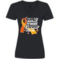 thumbnail image 3 of Inktastic Leukemia Awareness Yippee no More Chemo for Me Women's V-Neck T-Shirt, 3 of 5