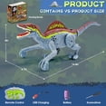 thumbnail image 6 of JoyStone Remote Control Dinosaur Toys, Gesture Sensing RC Dinosaurs - Realistic Walking, Roaring, and Spraying Spinosaurus Toys Robot Dinosaur for Kids, Grey, 6 of 8