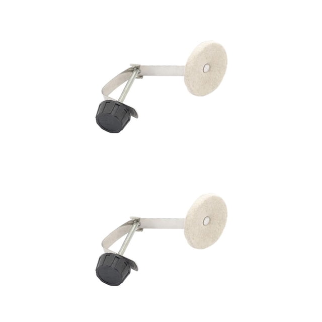 Advancent Professional Drum Mute Pads Head Protector Bass Light Equipment Wear-resistant Accessory Damper Percussion Como se muestra 2Conjunto