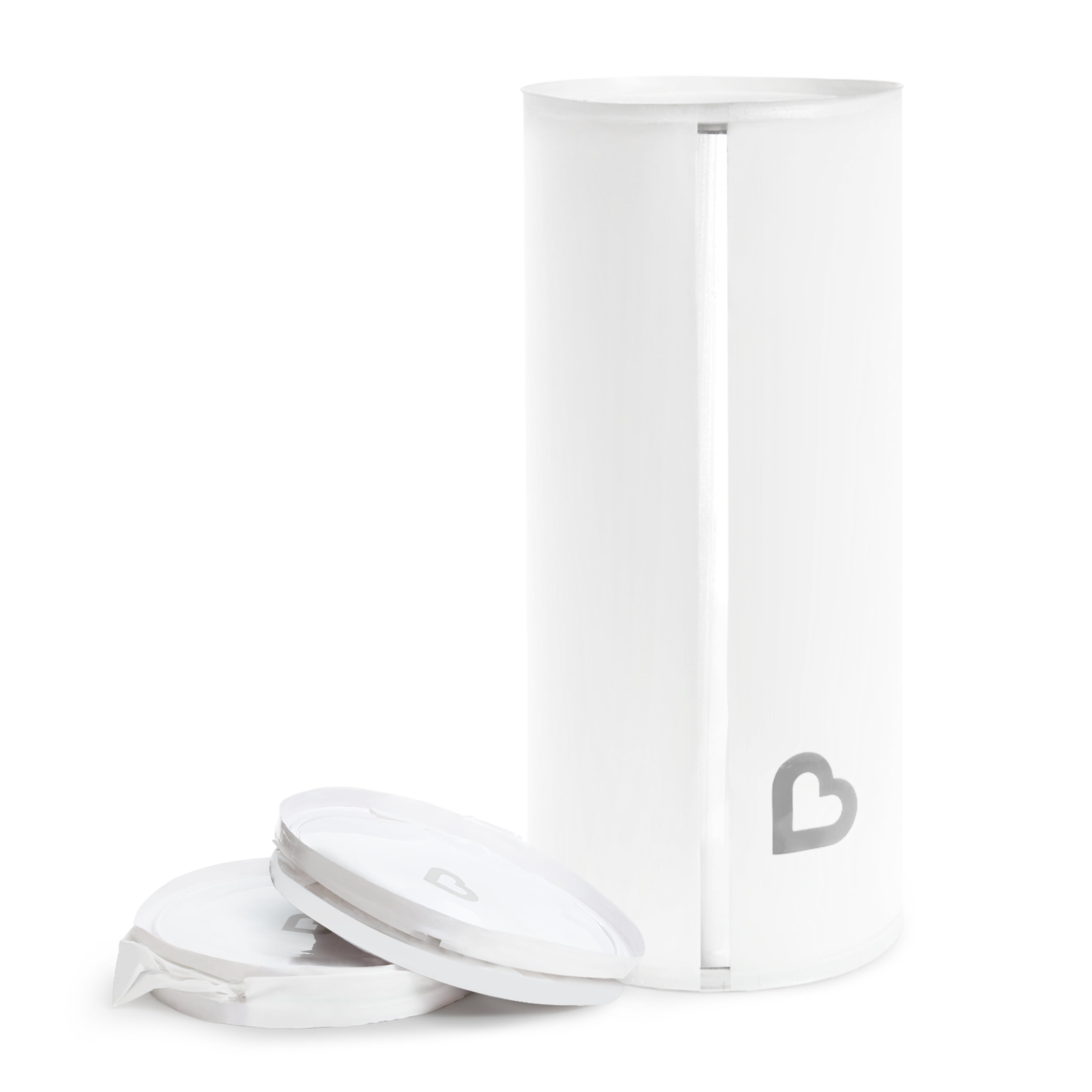 Munchkin Toss Disposable Diaper Pail, 3 Pack, The Perfect Pail for