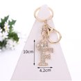 thumbnail image 2 of Llavero Cristal Brillante Con Letras Metal Portátil para Regalos Monedero Bolsos, 2 of 9