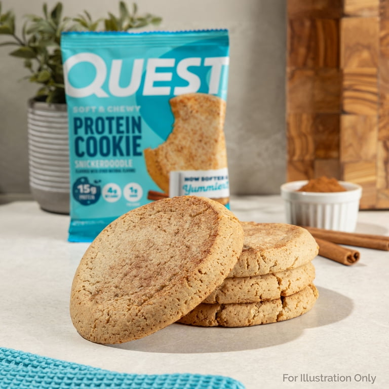 Quest Soft and Chewy 15g Protein Cookies, 12ct, Snickerdoodle