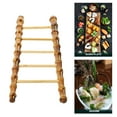 thumbnail image 4 of Bamboo Ladder Sushi Plate Decor Simulation Bamboo Ladder for Sashimi Cold Dish Decor 1 Set, 4 of 6
