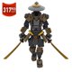 thumbnail image 2 of MOC-Robot Ronin Mech tripulado, figuras de acción, bloques de construcción, modelo de construcción, juego de juguetes para niños, regalo de ensamblaje de bloques, 2 of 4