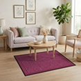 thumbnail image 3 of ODIKA Pink Leopard Print Cheetah Abstract Inspired Border Flannel Spotted Pet Friendly & Kids Safe Play for Playroom, Bedroom, Reading Nook, 3 of 7