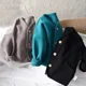 thumbnail image 2 of Korean 0-7Yrs Children's Loose Solid Color Long Sleeved Cardigan Autumn Style Pure Cotton Casual Top Jacket for Boys and Girls, 2 of 6