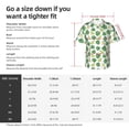 thumbnail image 6 of Lsque Frogs And Tropical Leaves pattern Hawaiian Shirt for Men, Unisex Summer Beach Casual Short Sleeve Button Down Shirts-X-Large, 6 of 9