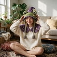 thumbnail image 3 of Hood Hat DIY Crochet Kit Adult Hand Knit Craft Supply Setm, Animal Hood Hat DIY Crochet Kit Beginner Hand Knitting Craft Supplies, DIY Craft Gift for Adults(Frog), 3 of 6