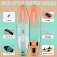 thumbnail image 3 of Quashley 11' x 34" Wide Inflatable Paddle Board SUP with Accessories, 3 of 8