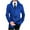 Blue, variant on Pisexur Trench Coat for Men Fashion Men's Solid Color Long Sleeve Hoodless Casual Outwear Jackets Wool Coat Men Men Winter Jacket