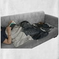 thumbnail image 6 of New York Taxi Soft Flannel Fleece Blanket, Rush Hour Traffic Image at Brooklyn Bridge in Downtown NY City, Cozy Plush for Indoor and Outdoor Use, 50" x 70", Pale Tan and Multicolor, by Ambesonne, 6 of 6