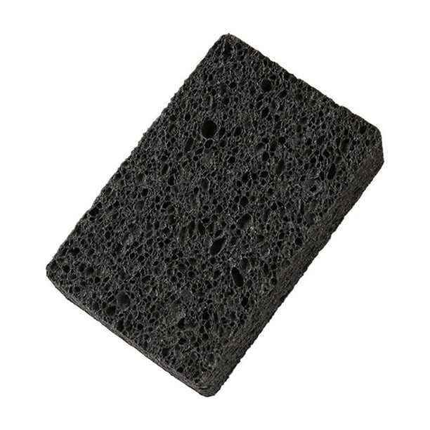 Yhmxh Utensilios de cocina Esponja de pulpa de madera natural, esponja espesa para limpieza de cocina, esponja para lavavajillas, esponja absorbente de pulpa de madera, estropajo.