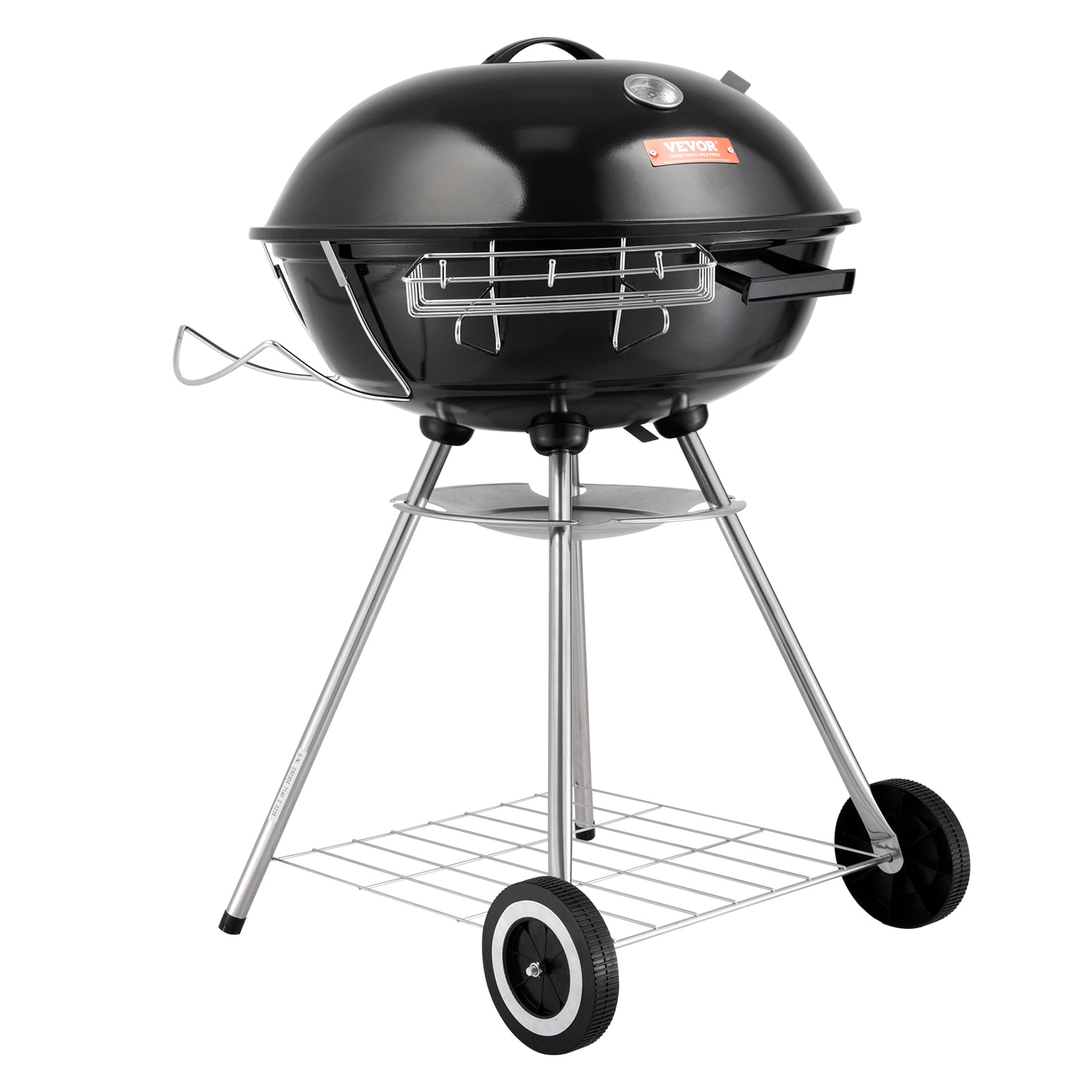 SKYSHALO 22in Charcoal Kettle Portable Propane Gas Grill Outdoor Barbecue Cooking, with Cover, Iron and Steel Small BBQ Grill
