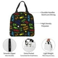 thumbnail image 4 of Honeii Pixel Game Print Lunch Bag Women, Lunch Box Lunch Bag for Women Adult Men, Small Leakproof Cute Lunch Tote Large Capacity Reusable, 4 of 8
