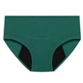 thumbnail image 4 of Leak Proof Underwear for Women, Audhol Women's Plus Size Underwear Physiological Pants Cotton Pants Leggings Womens Period Underwear Green2 G, 4 of 7
