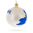 thumbnail image 3 of New York State, USA Glass Ball Christmas Ornament 4 Inches, 3 of 5