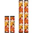 thumbnail image 1 of WXYUN Autumn Pumpkin Refrigerator Door Handle Covers Washable Kitchen Appliances Cover Fridge Dishwasher Oven Protector Decor Keep Off Fingerprints Oil Stains Food Spot, 4 PCS, 1 of 6