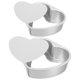 thumbnail image 4 of Molde para pasteles grueso en forma de corazón de 2 piezas, de aleación de aluminio, con fondo extraíble., 4 of 5