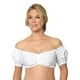 thumbnail image 3 of Womens Elegant Dirndl Blouse Black Dirndl Blouse Lace Blouse For OktoberfestM, 3 of 4