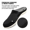 thumbnail image 3 of GeckoMan Men's Arch Support Slipper Loafers Plantar Faciitis Canvas House Slipper for Men Indoor Outdoor, Slip On Clog Slides Shoes with Anti-Skid Rubber Sole, 3 of 9
