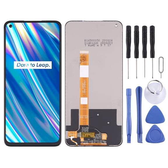 Cellphone Spare Parts  LCD Screen and Digitizer Full Assembly for OPPO Realme Q3i 5G