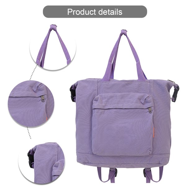 Bolso Hombro Mochila Informal Retro Sólida Estética