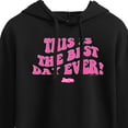 thumbnail image 3 of Barbie the Movie - Best Day Ever - Juniors Cropped Pullover Hoodie, 3 of 5