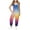 ZB-Blue, variant on Jumpsuits for Girl Summer Casual V Neck Sleeveless Jumpsuits Sparkly Print Baggy Harem Overalls Spaghetti Strap Jumpers with Pocket